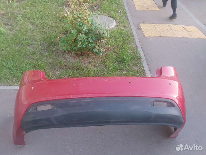 Задний бампер kia rio 3 дорестайлинг