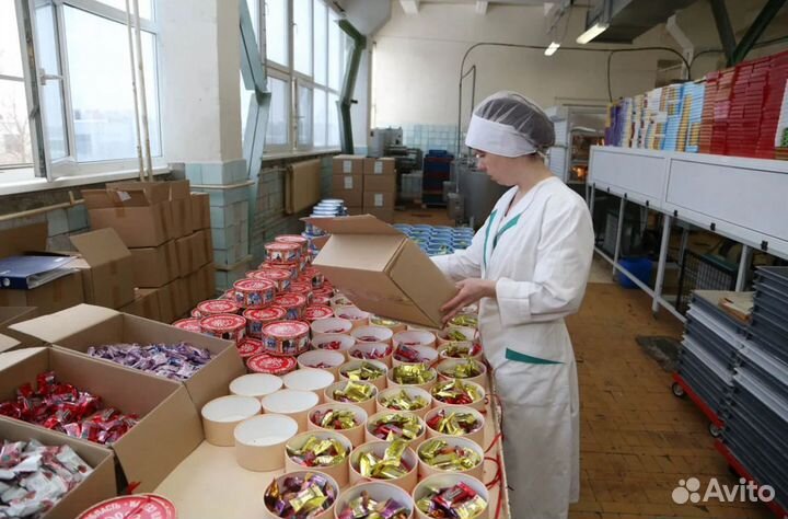 Вахта в Москве - Упаковщик конфет, жильё+питание