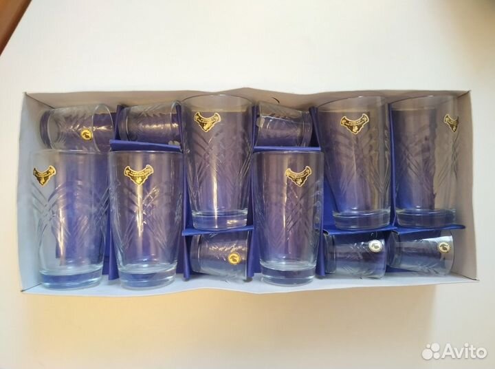 Рюмки и стаканы. Новый набор