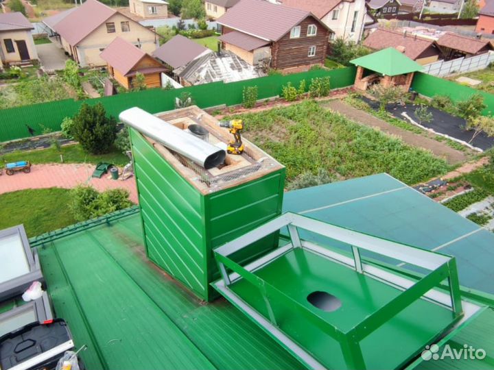 Чистка систем вентиляции / Вытяжки / Дымоходов