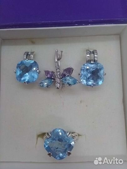 Украшения из серебра с камнями