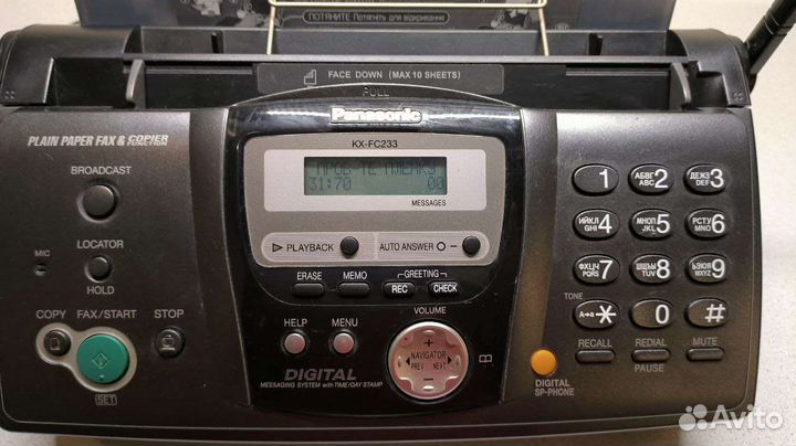 Факс panasonic