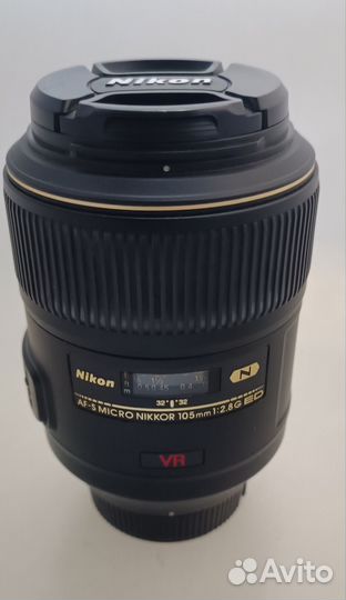 Объектив Nikon AF-S 105mm micro F 2,8 G б/у