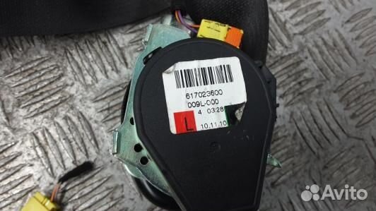 Ремень безопасности с пиропатроном сиденья передне