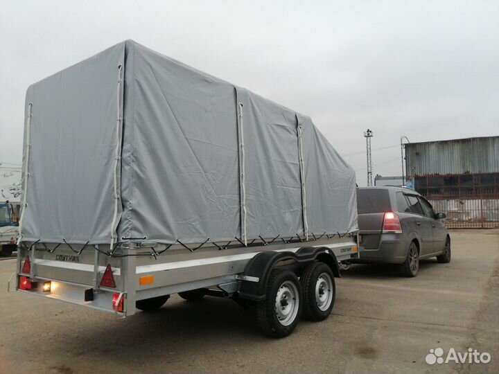 Прицеп двухосный спутник 3,0х1,5м категория Б
