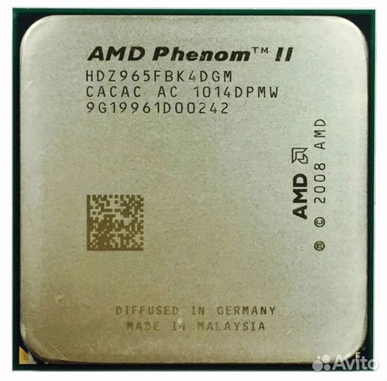Процессор Amd phenom ii x4 965