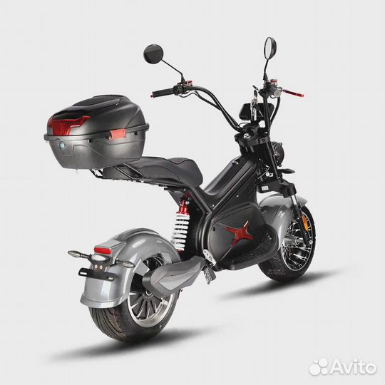 Электроскутер white siberia black SEA 5000W Silver