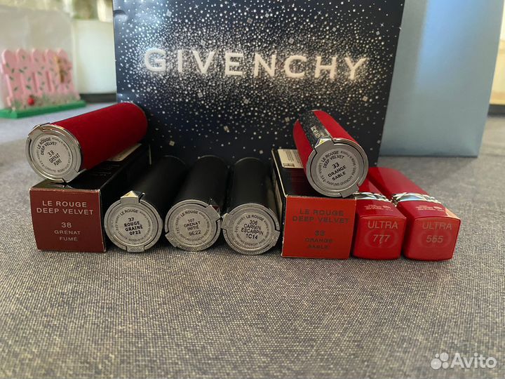 Помада Dior,Givenchy