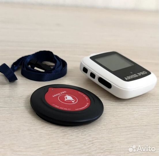 Кнопка вызова персонала Слим и пейджер Поясной