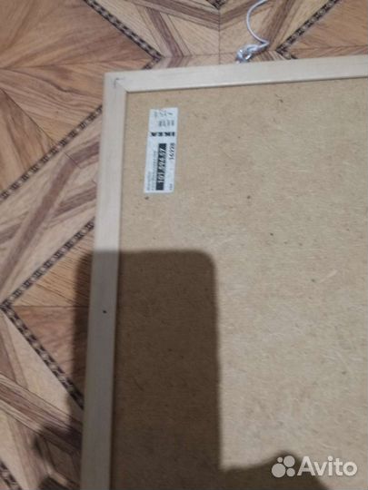 Доска пробковая для заметок IKEA икея 58х39см