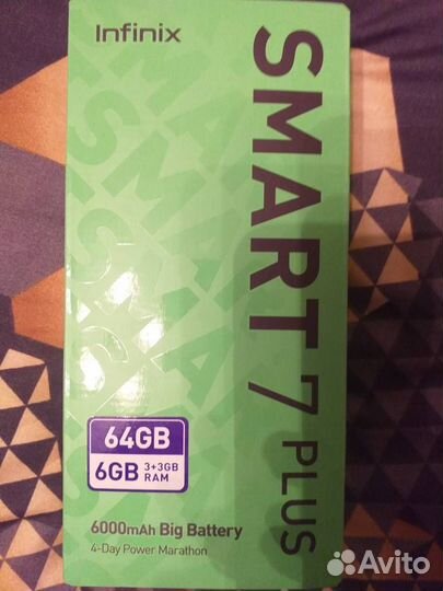 Infinix Smart 7 Plus, 3/64 ГБ