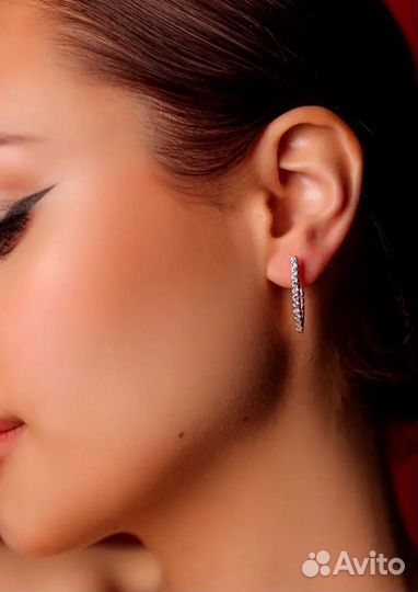 Золотые серьги женские 585 пробы