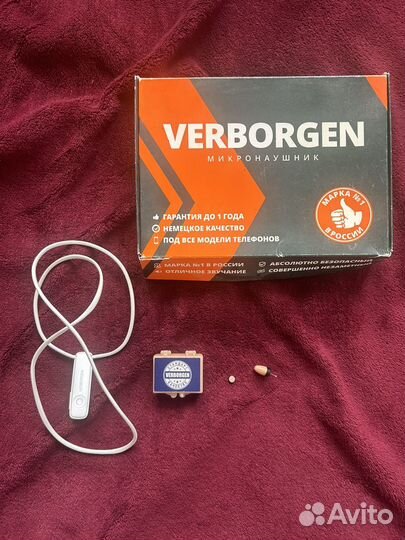 Микронаушник капсульный bluetooth с батарейкой