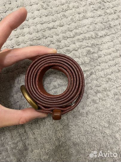 Ремень красный женский Levis