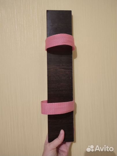 Для растяжки стопы доска с петлями тренажёр