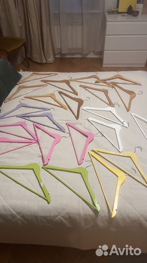 Вешалки плечики деревянные IKEA
