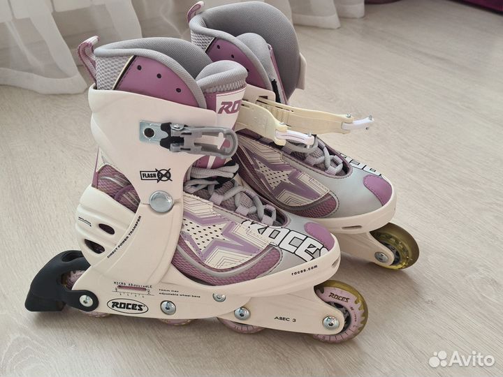 Роликовые коньки детские раздвижные roces