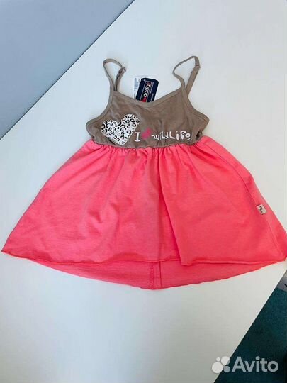 Новый топ на бретелях на девочку Mmdadak 104 4 г