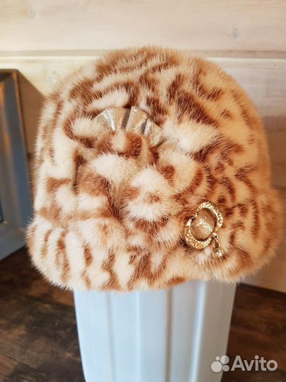 Шапка норковая новая Avenu