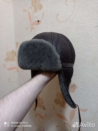 Шапка детская из натурального меха овчины новая