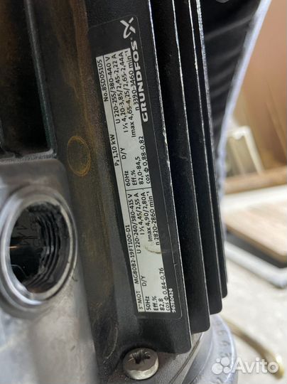 Циркуляционный насос grundfos 1,10 kW