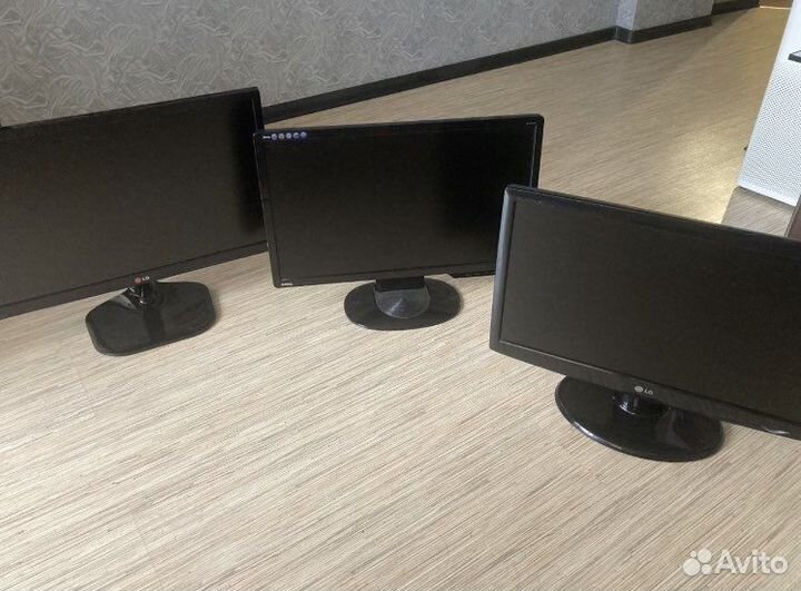 Мониторы разных диагоналей и форматов. Full hd. 4K