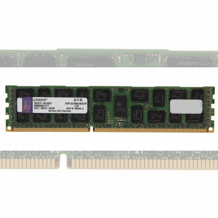 [KVR13LR9D4/8HCBK] Оперативная Память Kingston Ddr2 Kvr13lr9d4/8hcbk