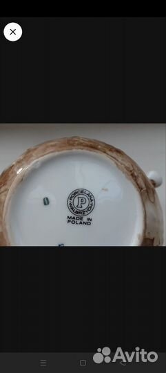 Сервиз кофейный на 2 персоны Польша