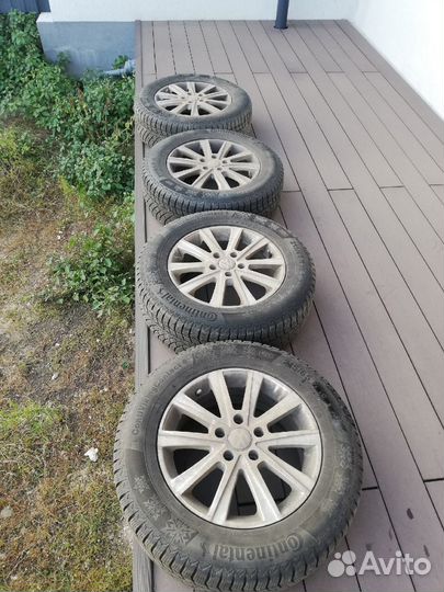 Колёса на зимней резине R16 215/65 Continental