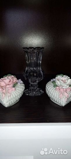 Вазы,шкатулки,хрусталь СССР