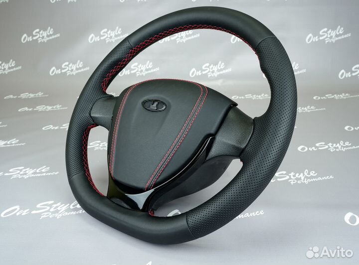 Руль анатомический в эко-коже на Ниву и Классику