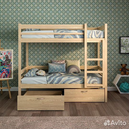 Двухъярусная кровать детская