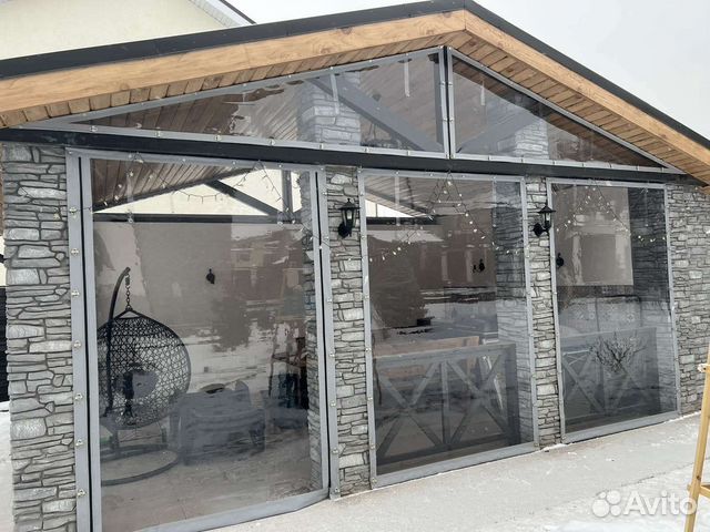 Мягкие окна для террас и беседок