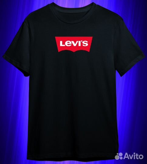 Футболка Levis Красный (Все Размеры) Муж\Жен