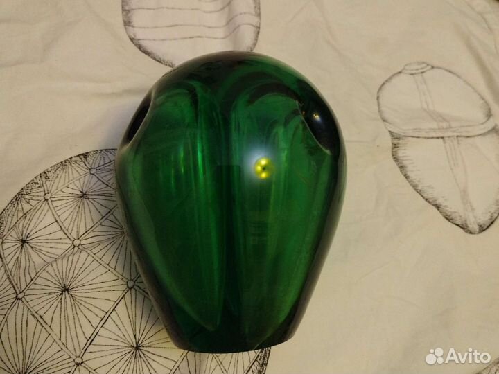 Ваза для цветов СССР из цветного стекла