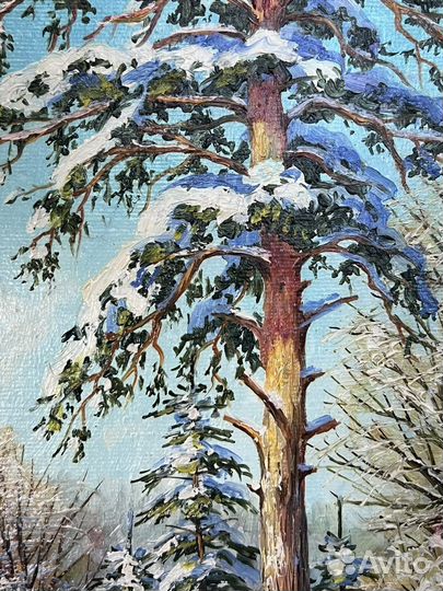 Картина маслом на холсте пейзаж