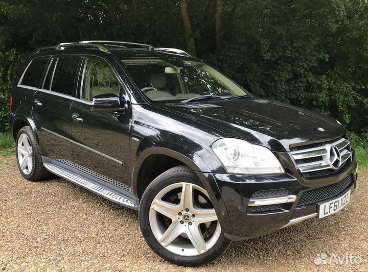 Пороги подножки на Mercedes GL X164