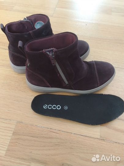 Ботинки для девочки ecco 33 р