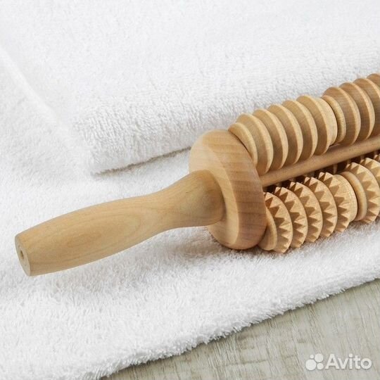 Массажёр для спины «Кукуруза», деревянный