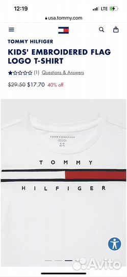 Tommy hilfiger футболка