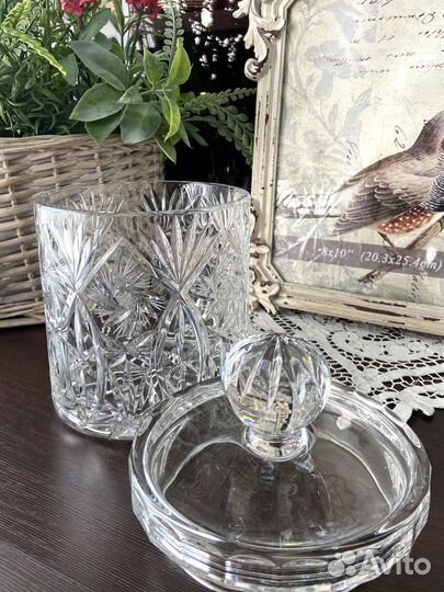 Хрустальная бонбоньерка Германия