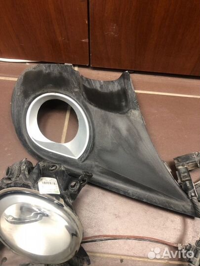 Комплект переднего бампера. Volkswagen Touareg 1