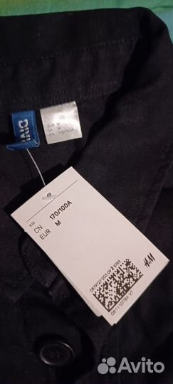 Новая рубашка H&M из плотной ткани s-m размер