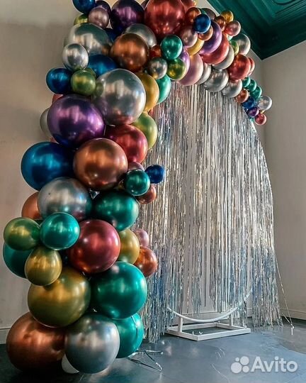 Фотозоны из шаров, оформление шарами