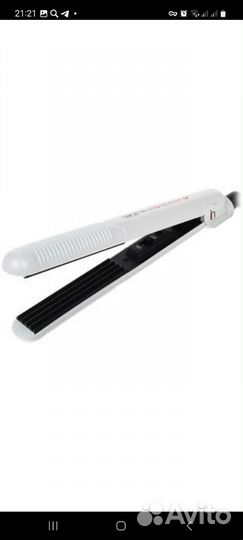 Щипцы harizma H10312 Crimp Designer, серебристый