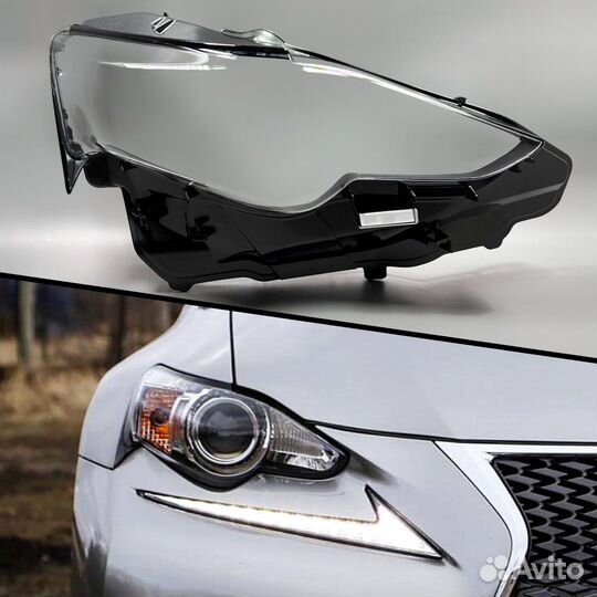 Стекло фары lexus IS 3 XE30 (2013-2016) дорестайл