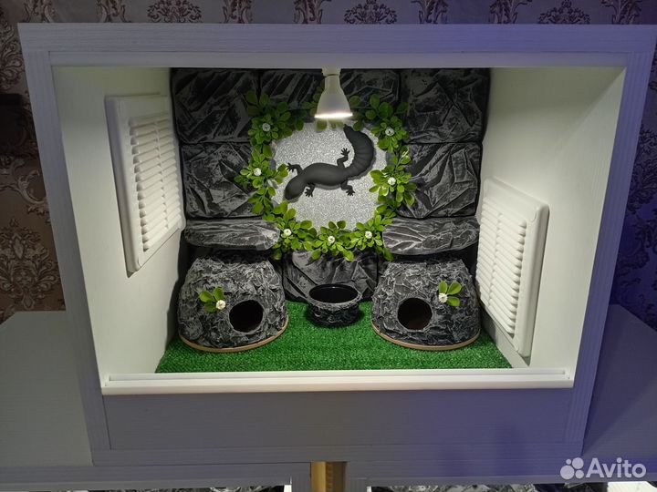 Террариум для эублефара под ключ