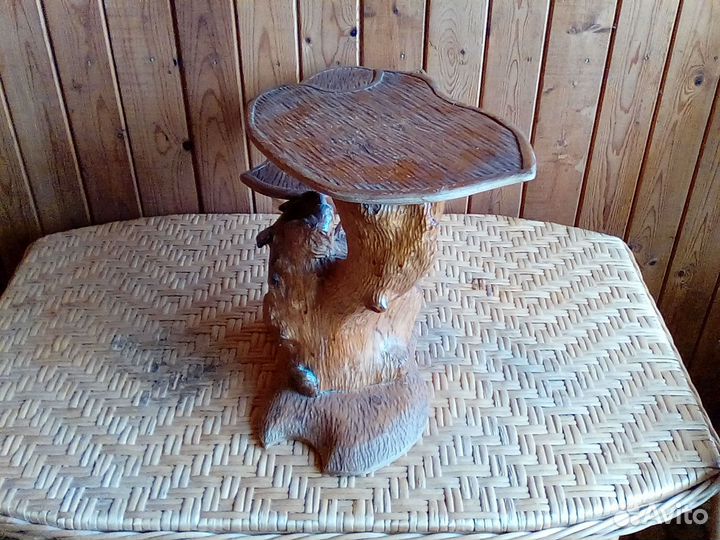 Деревянная полка резная СССР