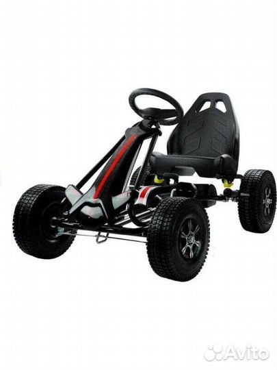 Веломобили Lean Sport Gokart Czarny Monster Na Peday Szerokie Pompowane Koa