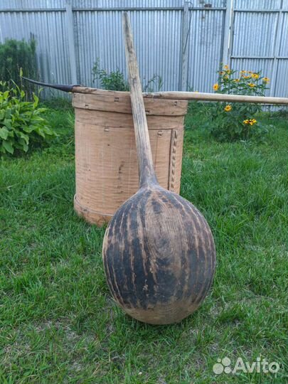 Ложка черпак для пива, старинная, 19в